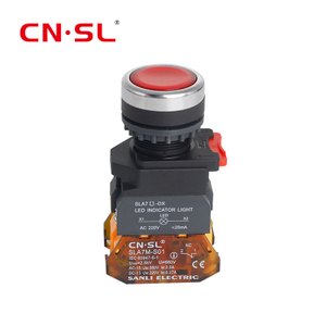interruptor de botón de 22m m con el CE ROHS IP67 del interruptor con encendido momentáneo de la luz del LED