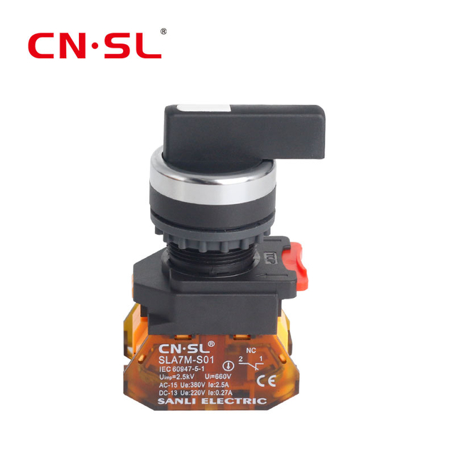 Autobloqueo de 2 posiciones N/A Selector negro Mango largo Interruptor selectivo de permanencia en posición