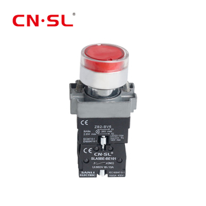  Negro principal plano actual del interruptor selector 10amp de XB2 22m m con el botón ligero