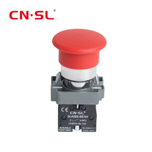  Interruptor selector XB2, pulsador de cabeza de seta de corriente de 10 amperios sin luz de 22mm