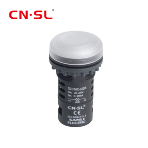 Luz indicadora de plástico a prueba de terremotos SLD16C 22 mm