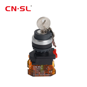 Interruptor de llave de 3 posiciones, interruptor de botón eléctrico de 22mm, Selector de encendido y apagado de diseño resistente al agua para motocicleta