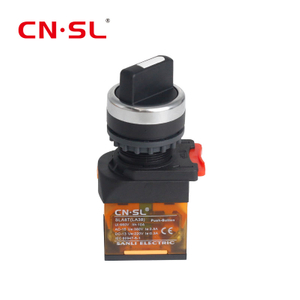 Interruptor de perilla selectora de uso industrial 2 posiciones autobloqueo 1NO1NC ON OFF